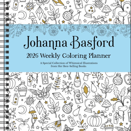 Johanna Basford 12Month 2026 Weekly Coloring