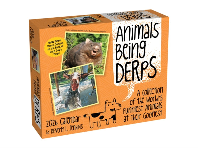 Animals Being Derps 2026 DaytoDay Calendar