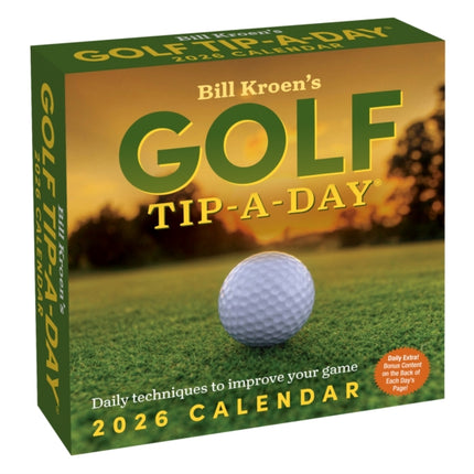 Bill Kroens Golf TipADay 2026 DaytoDay Calendar