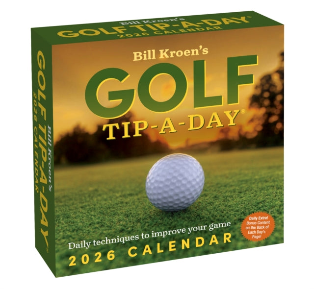 Bill Kroens Golf TipADay 2026 DaytoDay Calendar