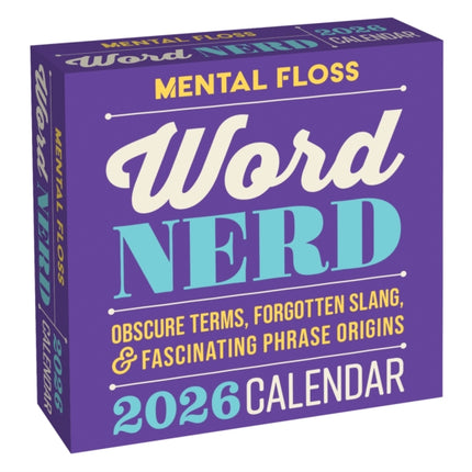 Word Nerd 2026 Calendar