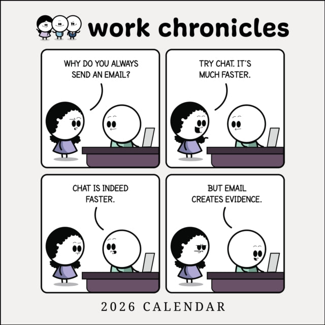 Work Chronicles 2026 Wall Calendar