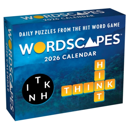 Wordscapes Puzzle Fun 2026 DaytoDay Calendar