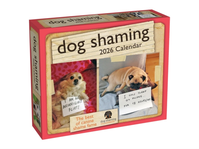 Dog Shaming 2026 DaytoDay Calendar