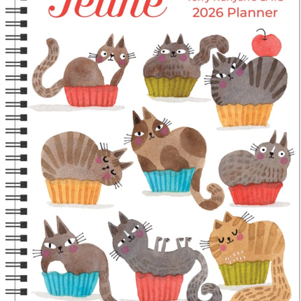 Feline 12Month 2026 MonthlyWeekly Planner