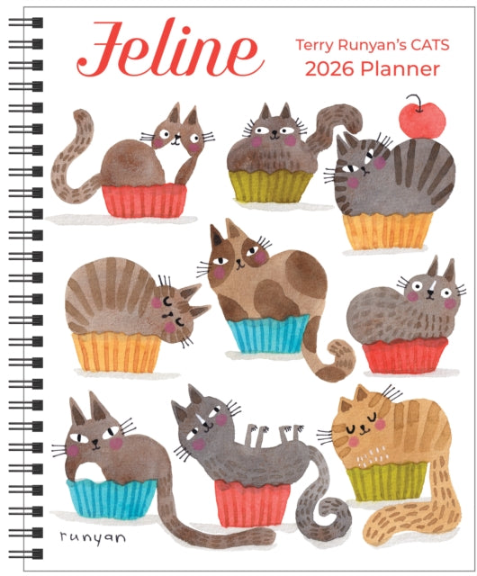 Feline 12Month 2026 MonthlyWeekly Planner