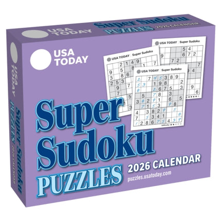 USA TODAY Sudoku 2026 DaytoDay Calendar
