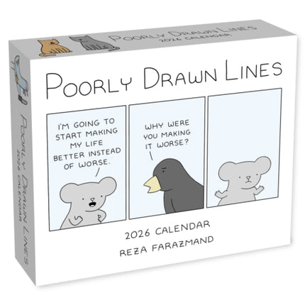 Poorly Drawn Lines 2026 DaytoDay Calendar