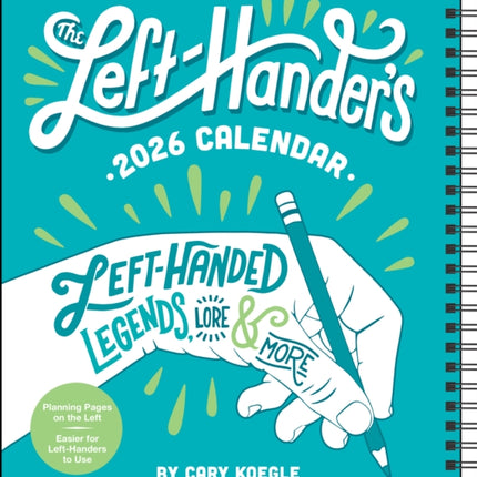 LeftHanders 12Month 2026 Weekly Planner Calendar