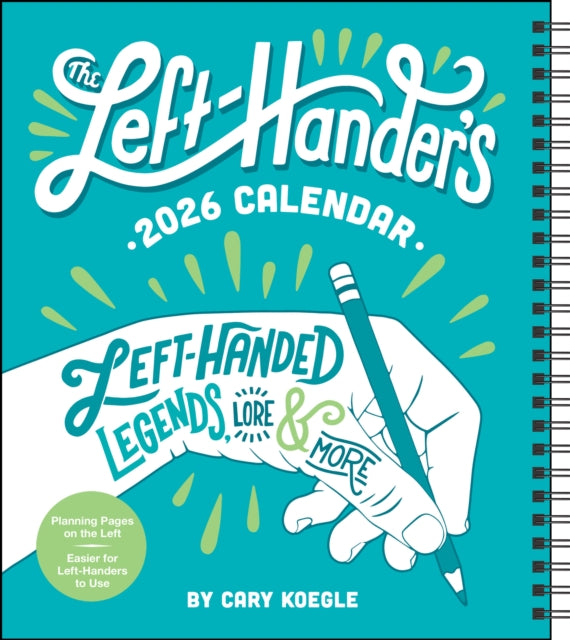 LeftHanders 12Month 2026 Weekly Planner Calendar