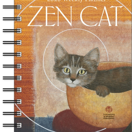 Zen Cat 2026 Weekly Planner Calendar
