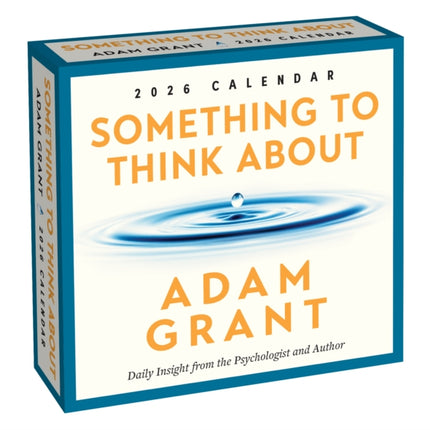 Adam Grant 2026 DaytoDay Calendar