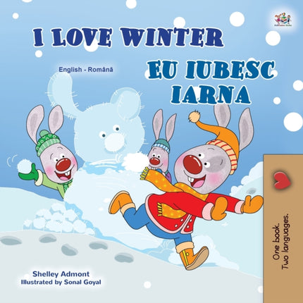 I Love Winter (English Romanian Bilingual Book for Kids)
