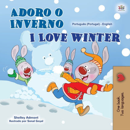 I Love Winter (Portuguese English Bilingual Book