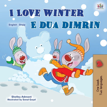 I Love Winter (English Albanian Bilingual Book