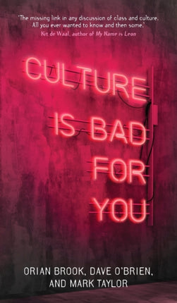 Culture is Bad for You: Inequality in the