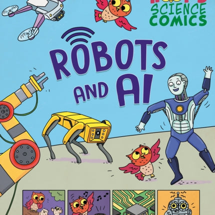 Professor Hoots Science Comics Robots and AI