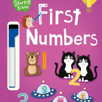 I'm Starting School: First Numbers: Wipe-clean book with pen