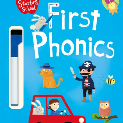 I'm Starting School: First Phonics: Wipe-clean book with pen