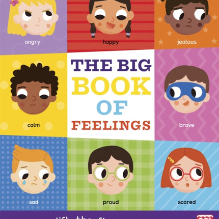 The Big Book of Feelings: A board book with a lift-the-flap matching game