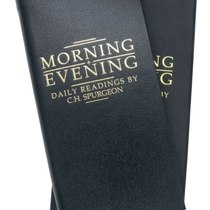 Morning and Evening Black Leather