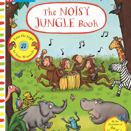 The Noisy Jungle Book: A press-the-page sound book