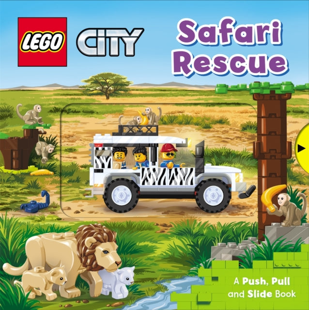 LEGO® City. Safari Rescue: A Push, Pull and Slide Book