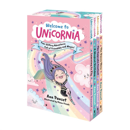 Welcome to Unicornia Four Glittery Adventures Full of Friendship and Magic