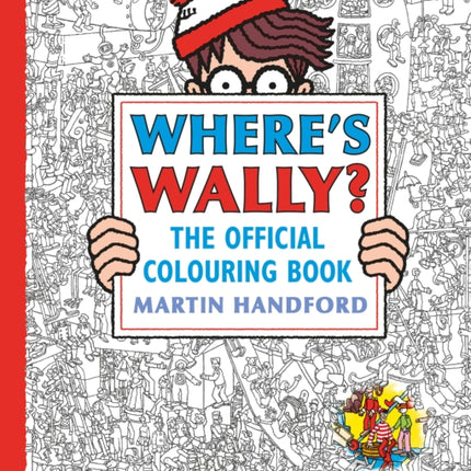 Wheres Wally The Official Colouring Book