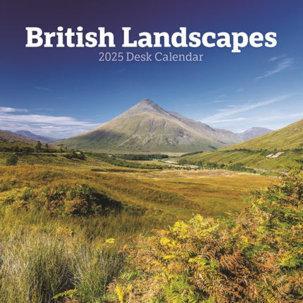 British Landscapes Easel Desk Calendar 2025