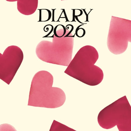 2026 Emma Bridgewater Big Pink Hearts Diary Planner