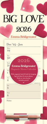 Emma Bridgewater Big Pink Hearts Weektov