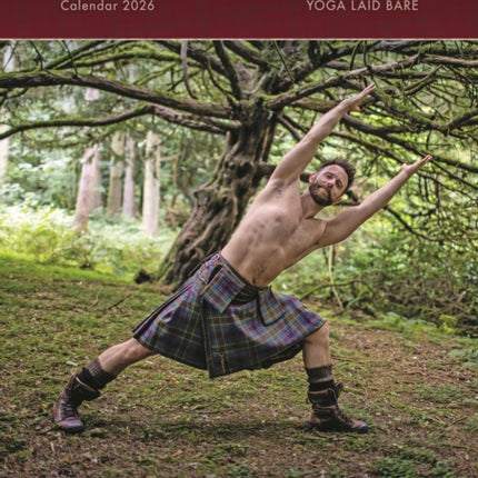 Kilted Yoga A3 Calendar 2026