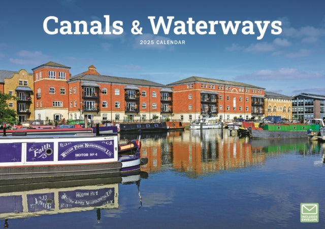 Canals  Waterways A4 Calendar 2025