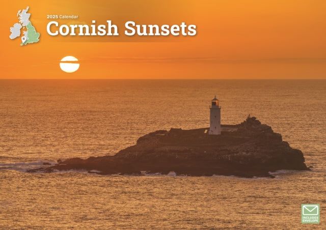 Cornish Sunsets A4 Calendar 2025