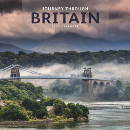 Journey Through Britain A4 Calendar 2025