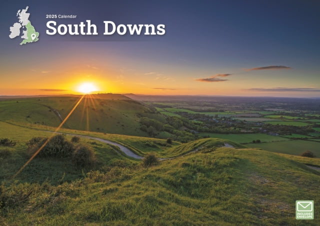 South Downs A4 Calendar 2025