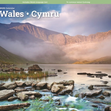 Wales A4 Calendar 2025