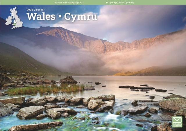 Wales A4 Calendar 2025