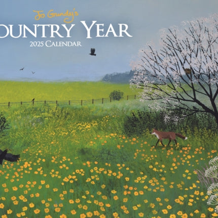 Jo Grundy Country Year A4 Calendar 2025