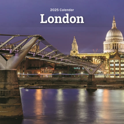 London A5 Calendar 2025