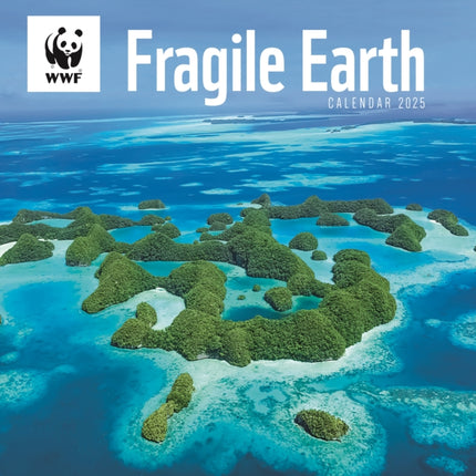 WWF Fragile Earth Square Wall Calendar 2025