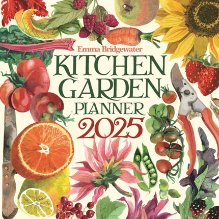 Emma Bridgewater Kitchen Garden Wiro Wall Calendar 2025