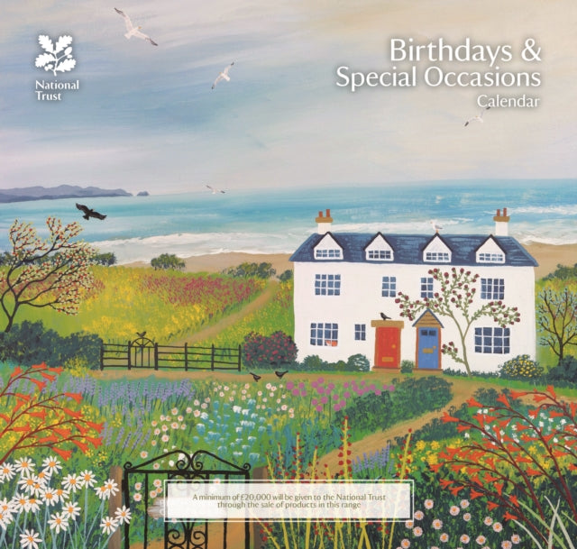 National Trust Birthday Perpetual Midi Calendar 2025