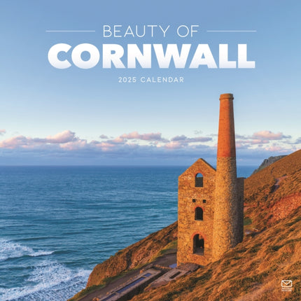 Beauty of Cornwall Square Wall Square Wall Calendar 2025