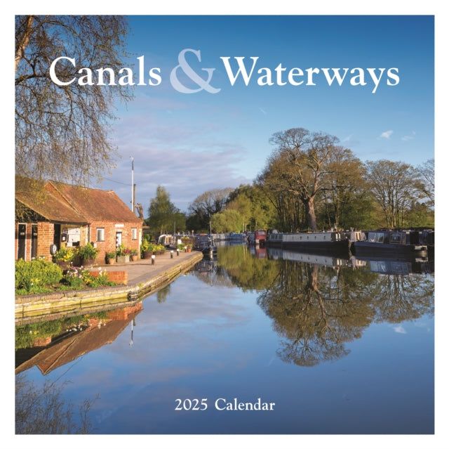 Canals  Waterways Square Wall Calendar 2025