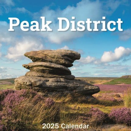 Peak District Mini Easel Desk Calendar 2025