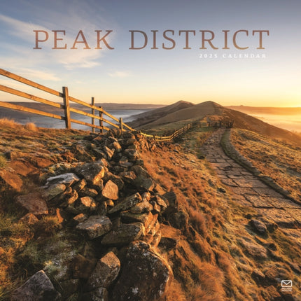 Peak District Square Wall Calendar 2025