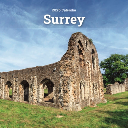 Surrey A5 Calendar 2025