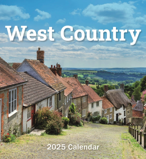 West Country Mini Easel Desk Calendar 2025